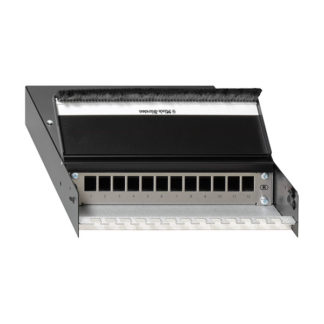 CP-UM A-12 Ap Kabelverzweiger (Consolidationpoint) zur Aufnahme von max. 12 Universalmodulen UM-Cat.6A iso A